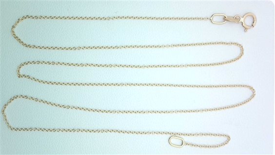 Halskette Sommer Dame Catene in Gelbgold ROLO 45 CM PI Q/C 1.10 G - ROLO 45 CM PI Q/C 1.10 G